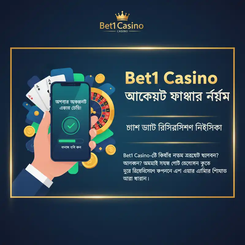 Bet1 Casino রেজিস্ট্রেশন